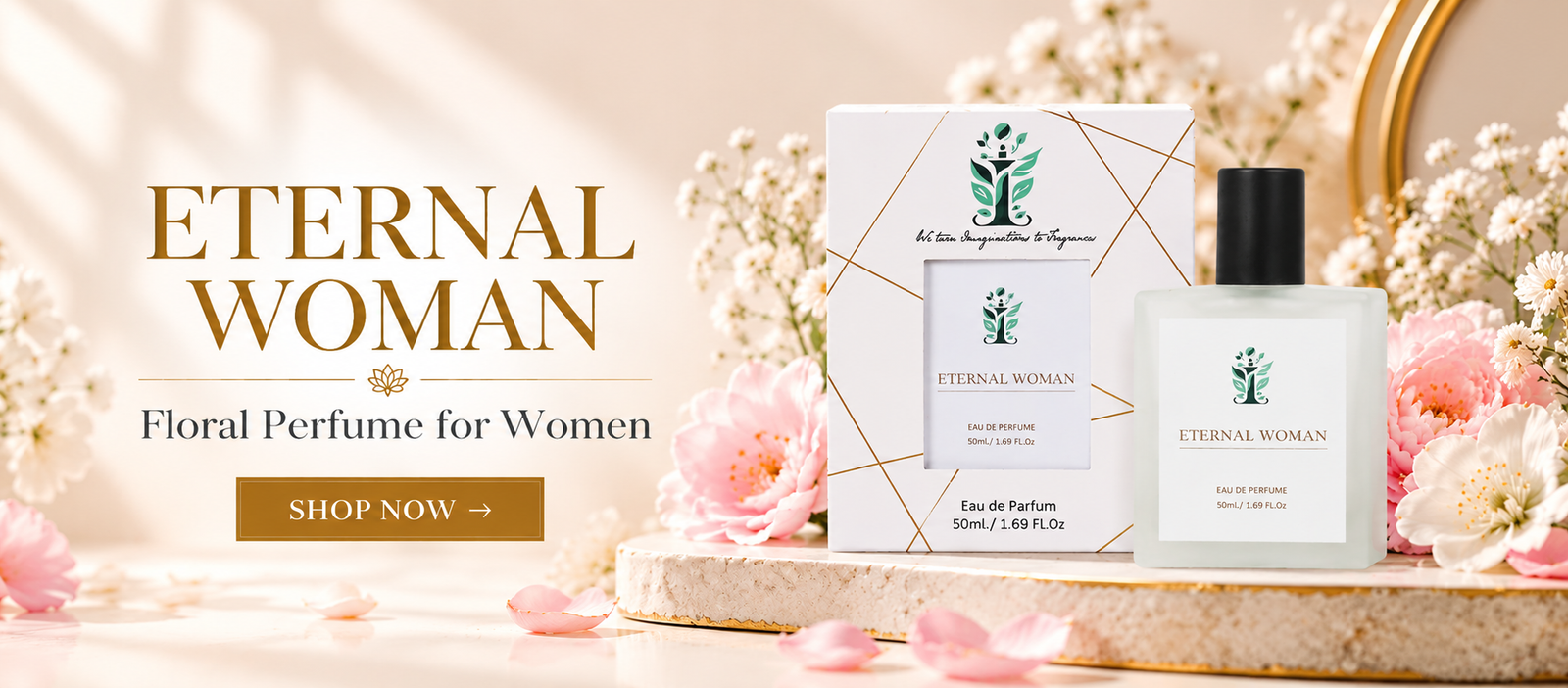 Eternal Woman Floral Perfume Advertisement